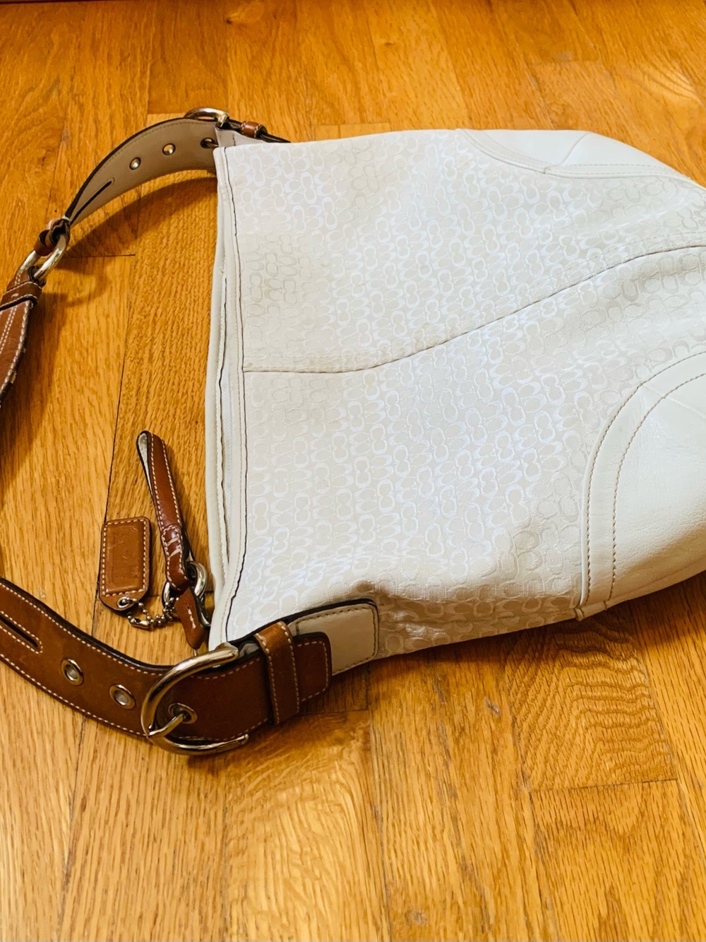 Vintage Coach Signature Jacquard Ergo Hobo Bag and Matching Wallet Set EUC - Picture 9 of 13